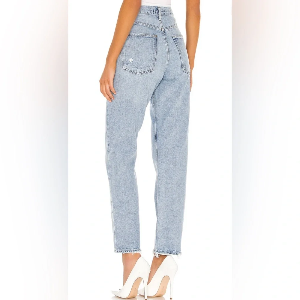 Agolde 90's Mid Rise Loose Fit Jeans in Snapshot